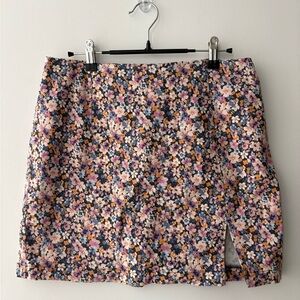 Wild Fable Multicolor Floral Pencil Skirt